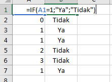 Menambahkan Teks Otomatis Kedalam Cell Excel Dengan Menggunakan Kriteria